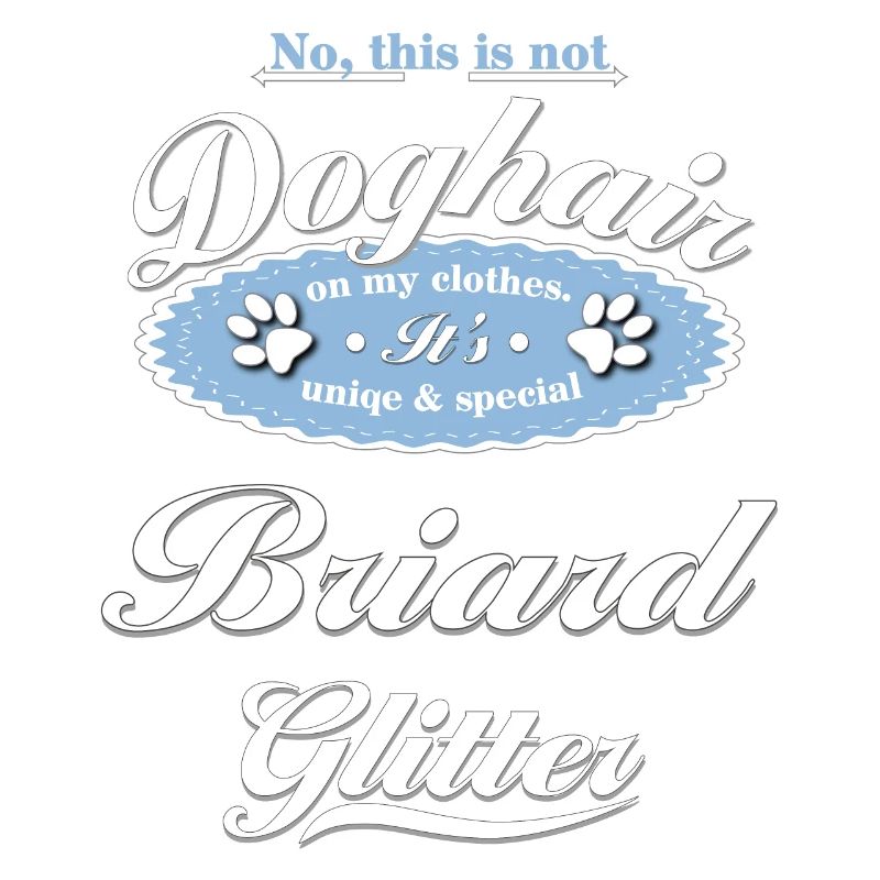 Hundeglitzer Briard