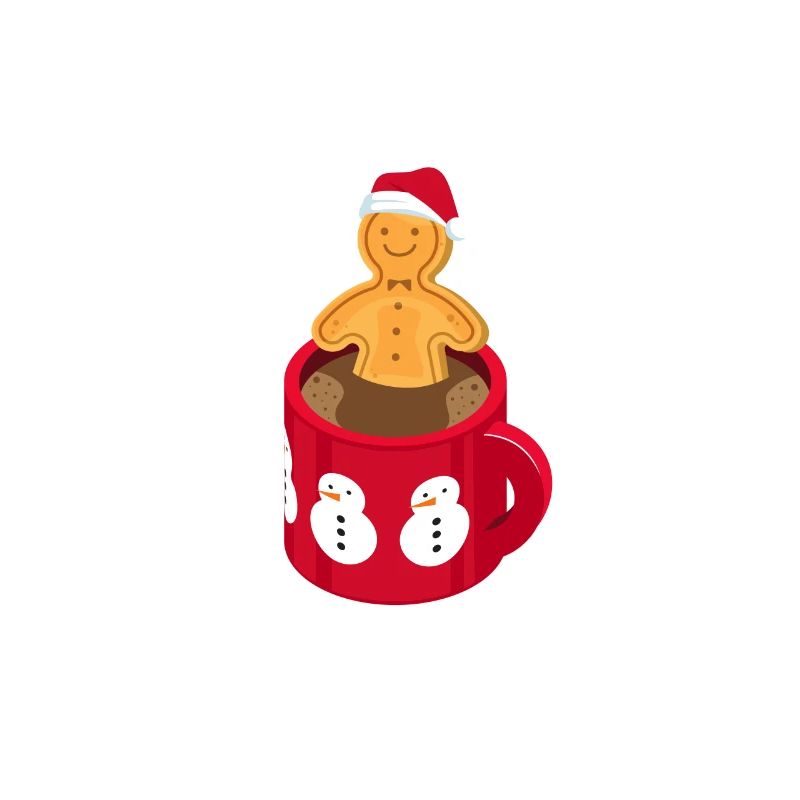 Chill’n Gingerbread Man Cookie Chocolat chaud