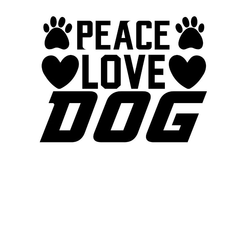 Frieden Liebe Hunde