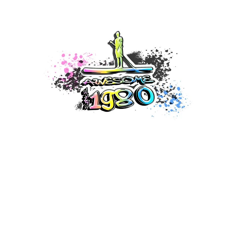 Awesome since 1980, SUP, Paddleboard, Graffiti,