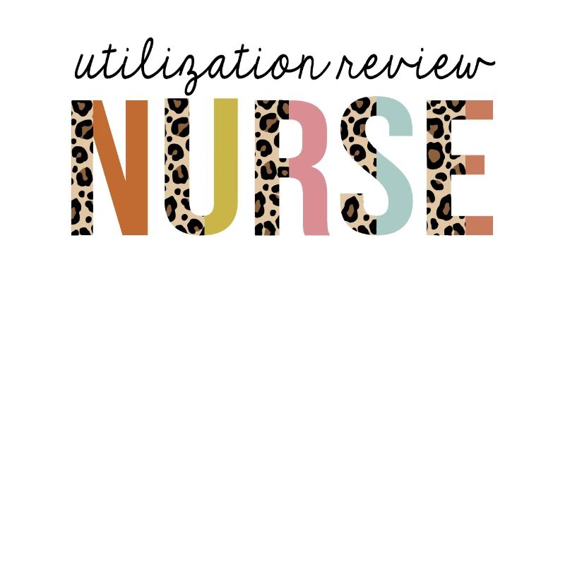Utilization-Review Nurse Leopard Print Registered