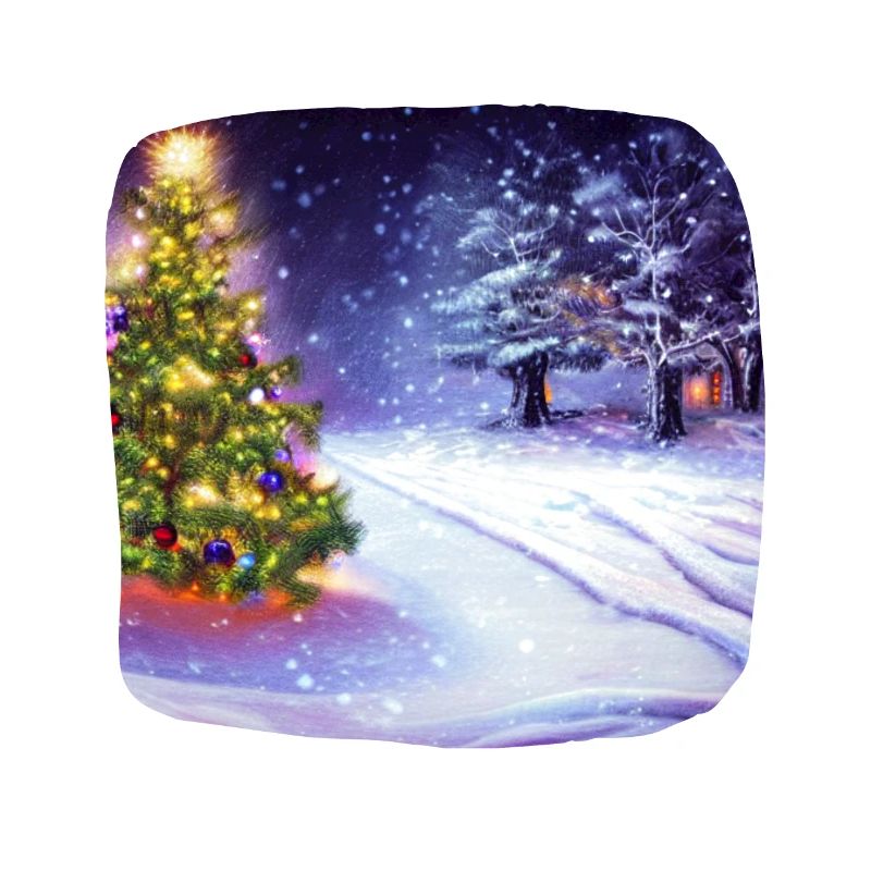 Weihnachtsbaum mit Schnee
