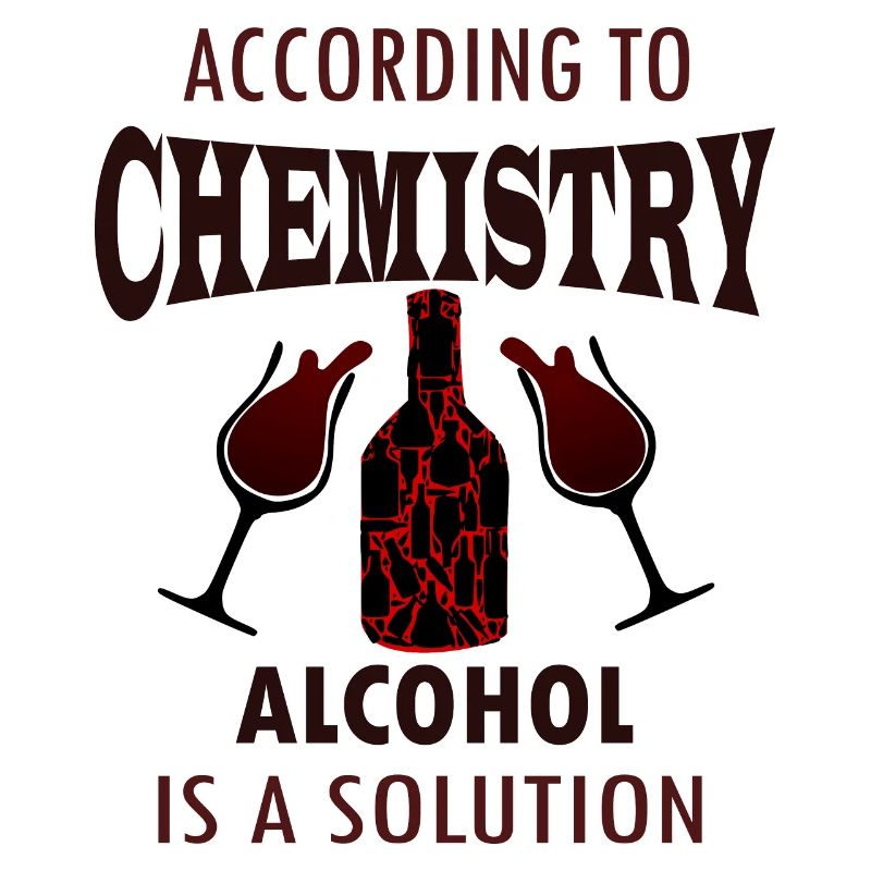 Selon la chimie, l’alcool est une solution