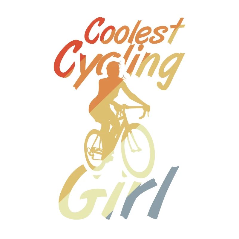 Coolste Radfahrerin