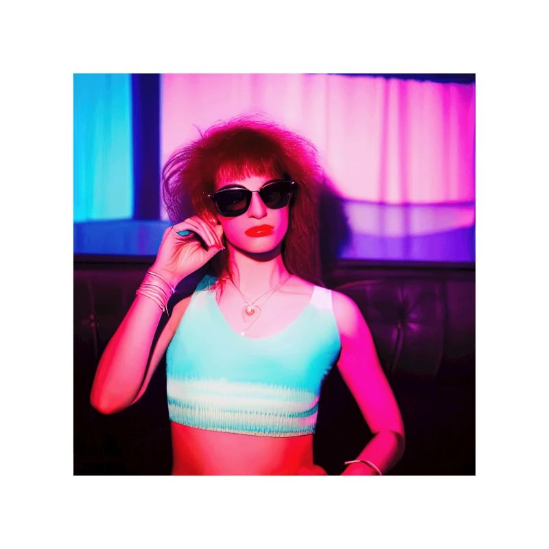 Retrowave Synthwave 80s Character Design