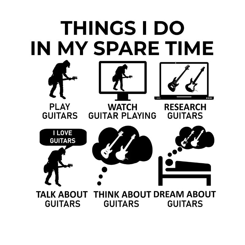 Ce que je fais pendant mon temps libre - Guitares