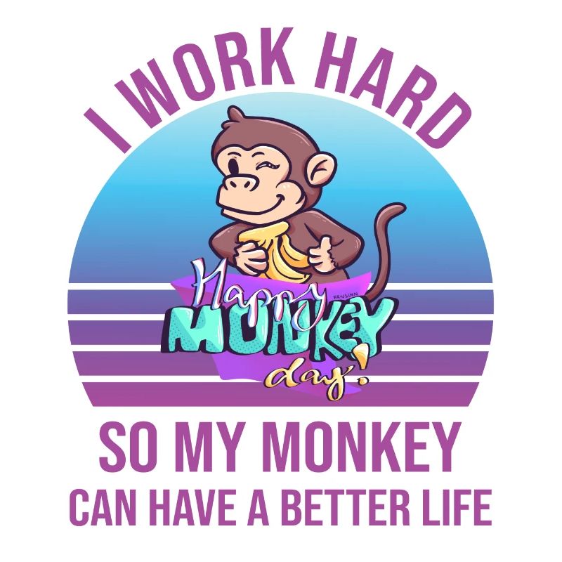 work monkey office monkey saying