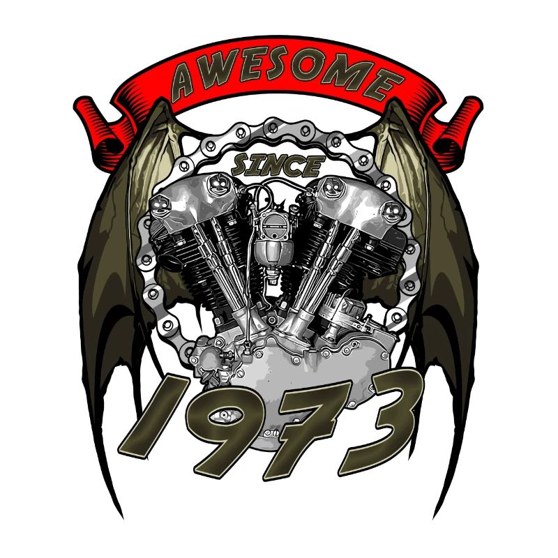 Awesome since 1973, Biker Geburtstag