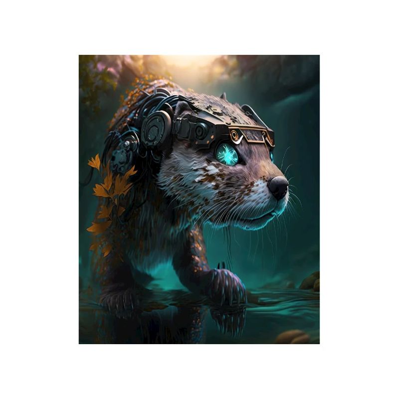 Science Fiction Evolved Animal Robot Otter