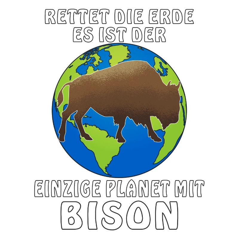 EINZIGE ERDE MIT BISON