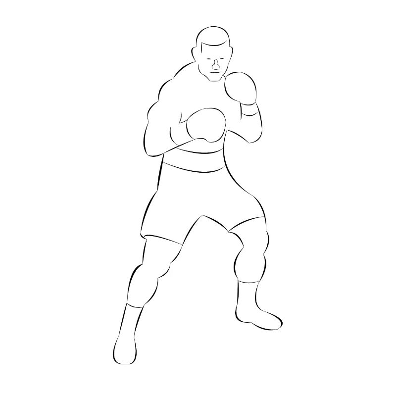 Boxer drawn
