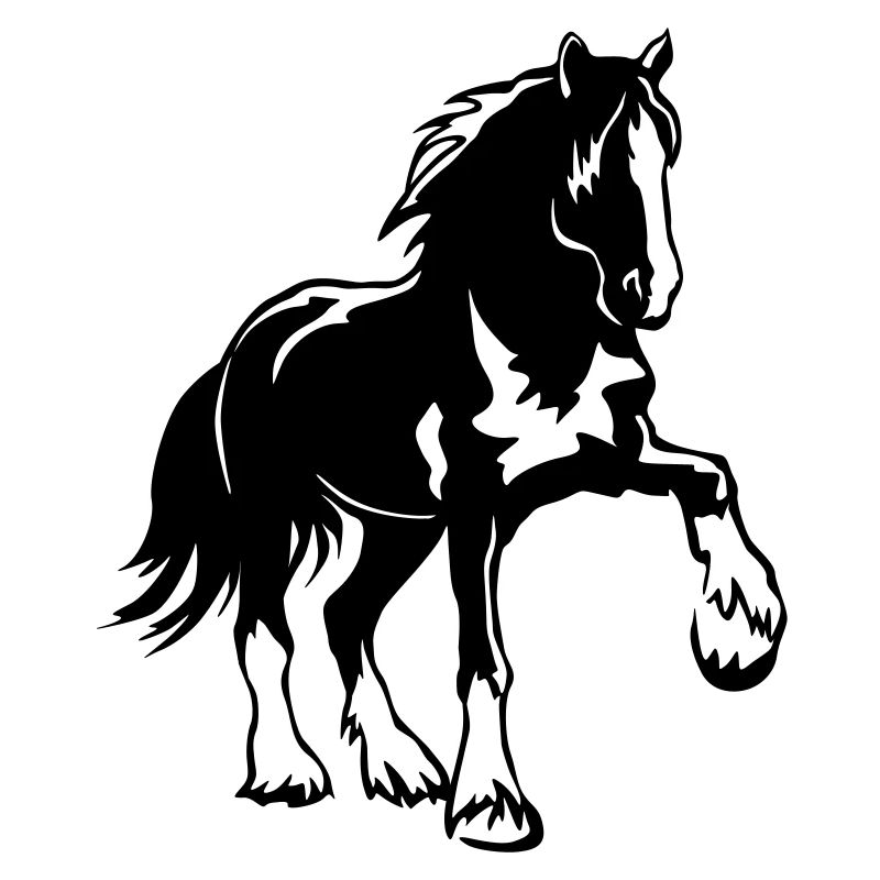Pferd Shire Cheval
