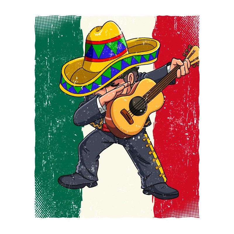 Dabbing Mexican Mariachi Cinco De Mayo
