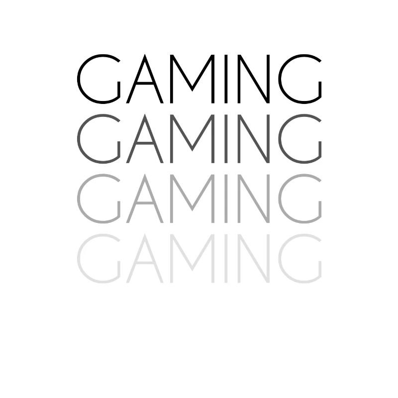gaming lettering