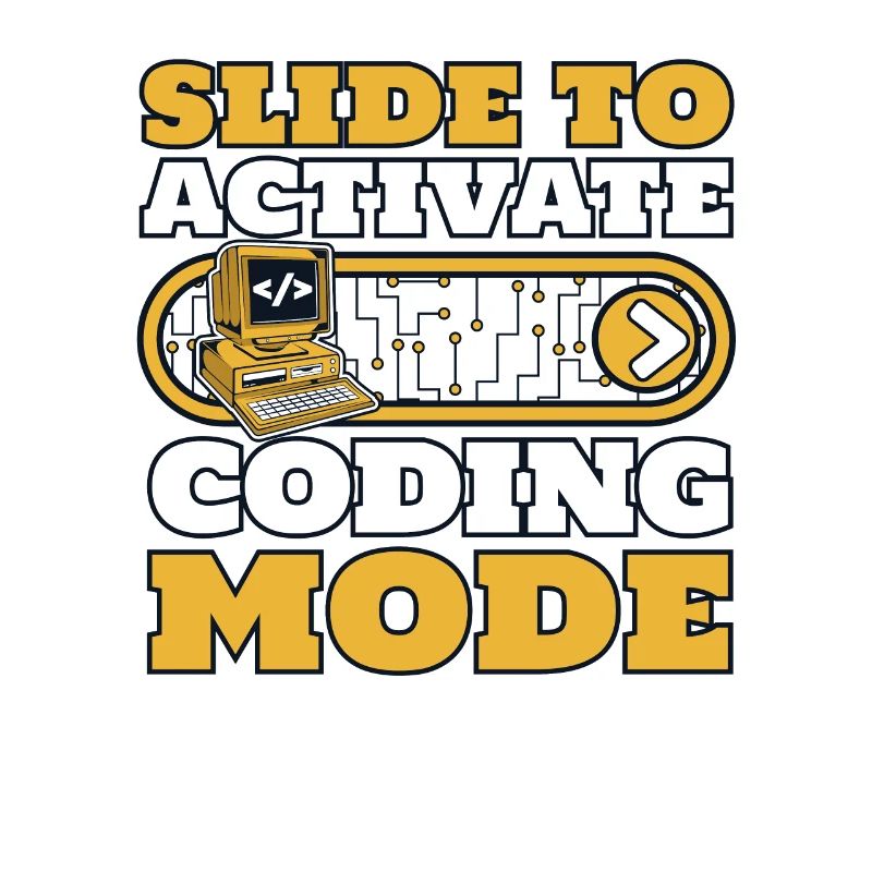 Slide To Activate Coding Mode Developer Coder