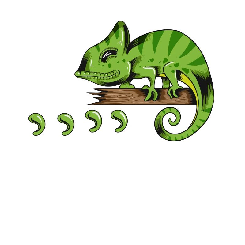 Echse Reptil Halter Gecko Lizard Eidechsen Design