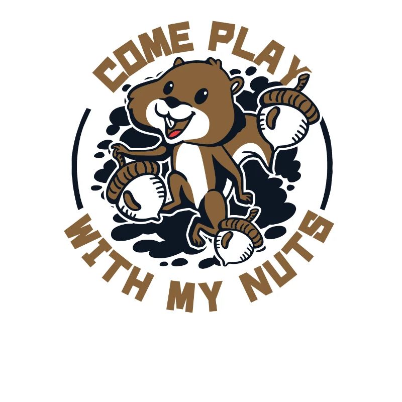 Come Play With My Nuts Grey Squirrel