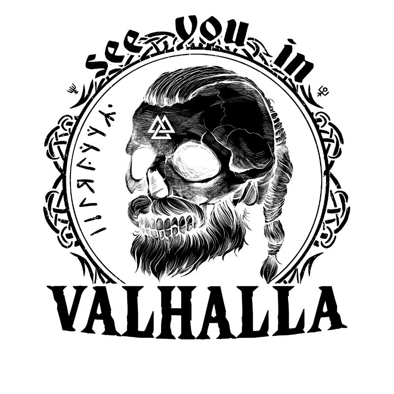 Rendez-vous à Valhalla Valknut Viking wir sehen uns
