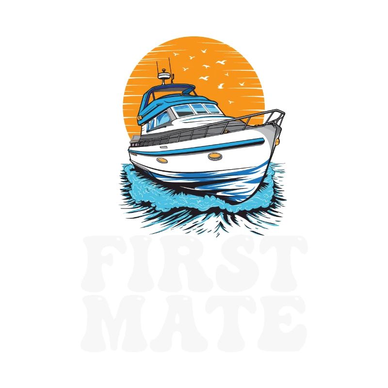 First Mate Motorboating Squad Lake Life Pontoon