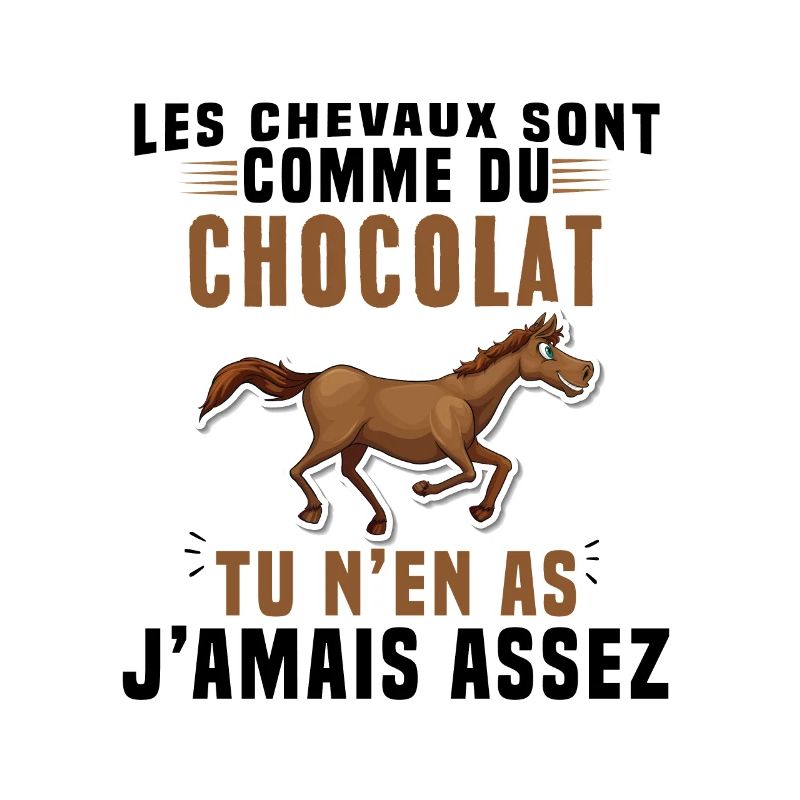 Les chevaux sont comme du chocolat