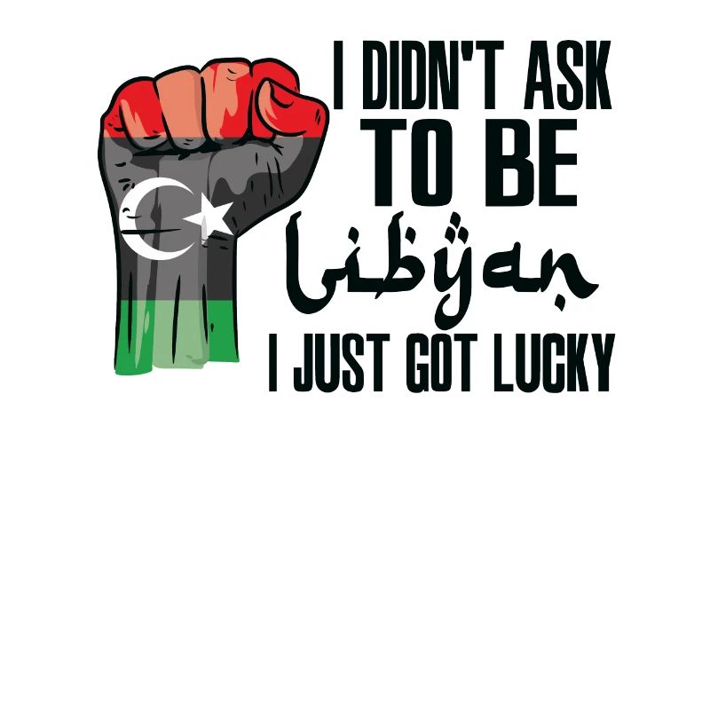 Libyan Pride Libya Flag Grown Libyan Roots Libyan