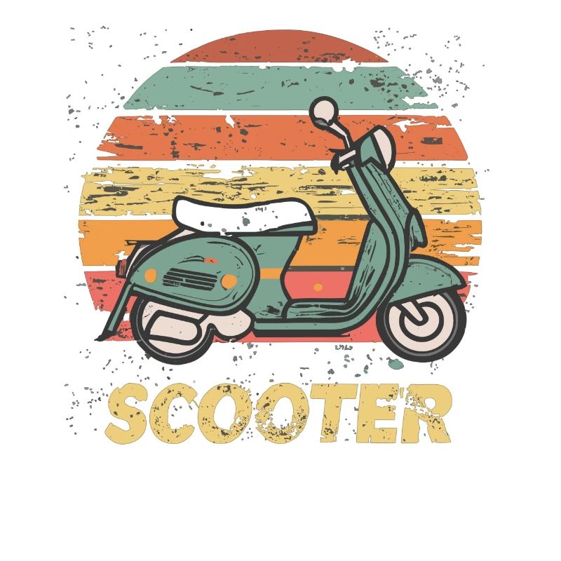 Scooter Motorroller Mofa Moped Roller