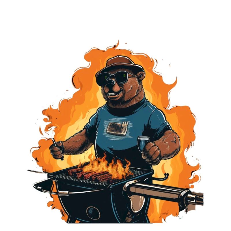 Bear Grills Barbecue BBQ Grilling Wilderness
