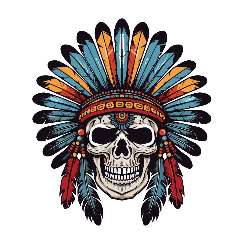 Apache Indian Skull