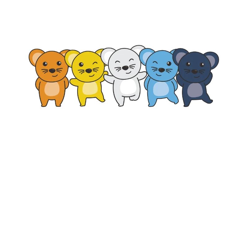 Aroace Flag Pride LGBTQ Cute Mouse