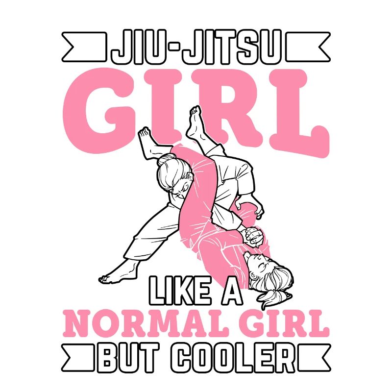 Fille de Jiu-Jitsu comme une fille normale mais plus cool