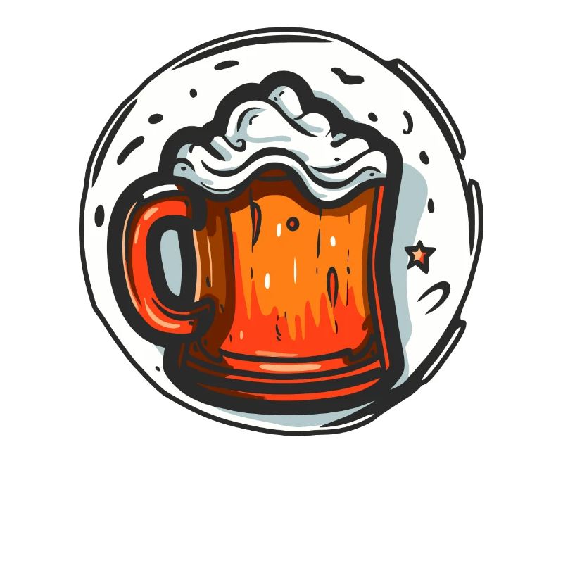 Ein Bierkrug mit Bier