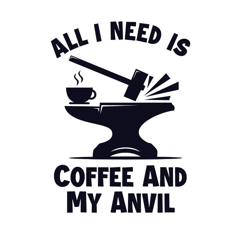 Coffee and my Anvil Blacksmith Forging