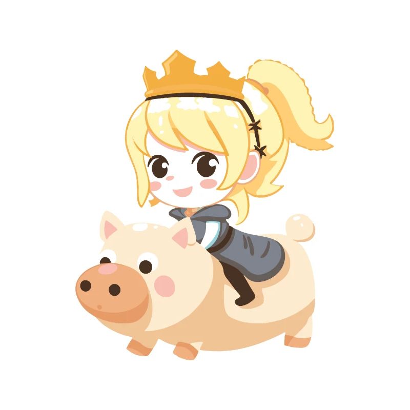 Conte de fées de princesse cochon