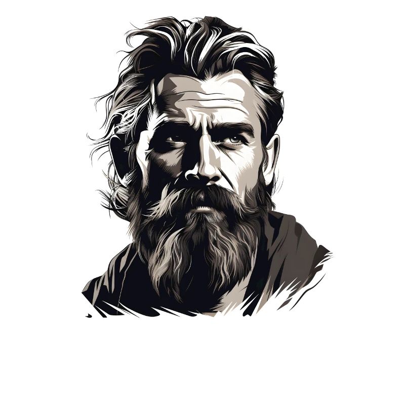 Lustiger Bart Spruch Wikinger Bartträger