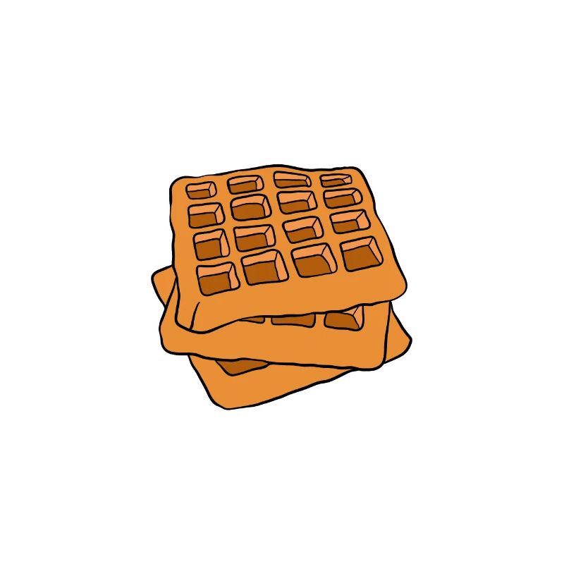 Waffel machen Waffeleisen