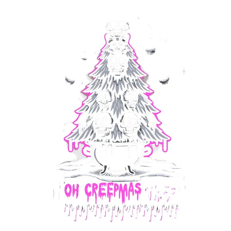 Oh Creepmas Tree Creepy Festive Goth Emo Horror