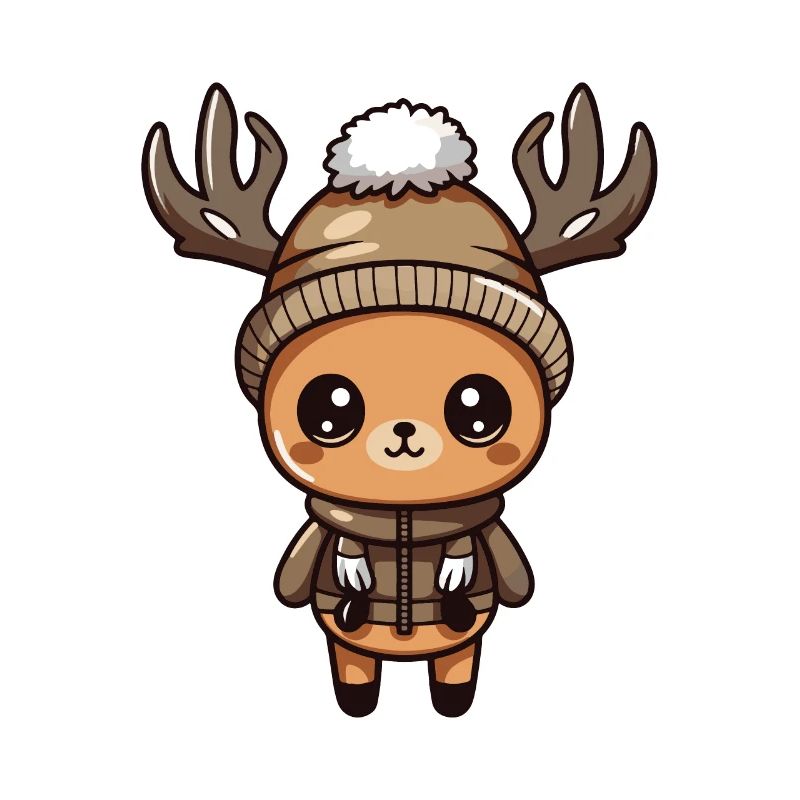 Deer Cute Winter