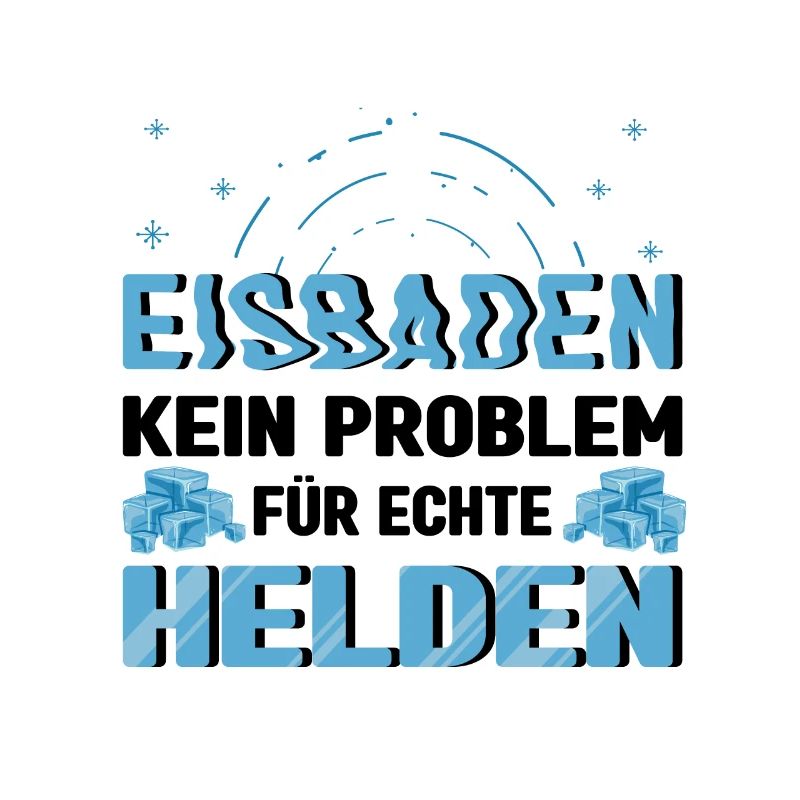 Eisbaden Spruch Eisschwimmer Sonnenbaden Eisbader