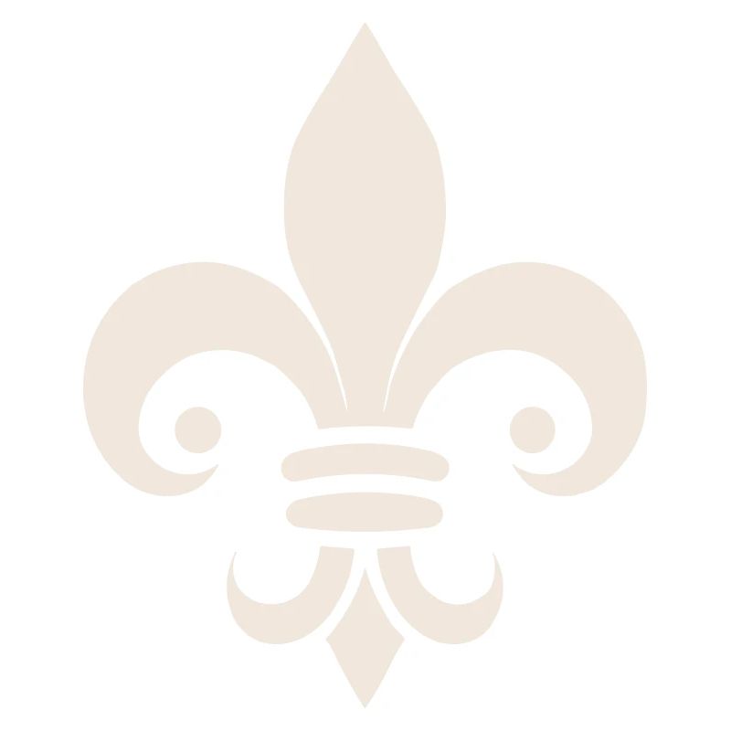 Schlichtes Fleur de lys Design