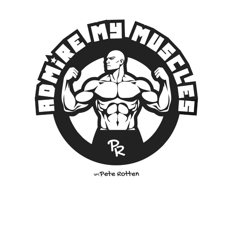 Admirez mes muscles bw, bodybuilder musclé