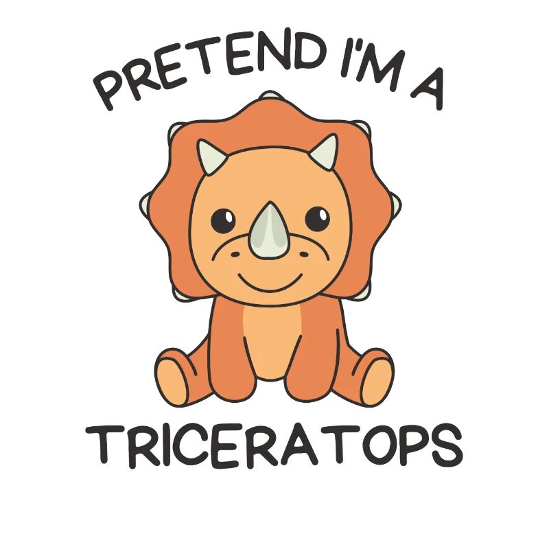 Stell dir vor ich bin ein Triceratops Halloween