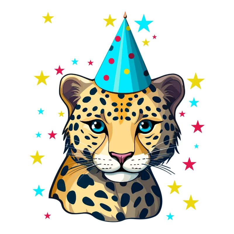 Ich bin 6 Jahre alt Leoparde Leopard 6. Geburtstag