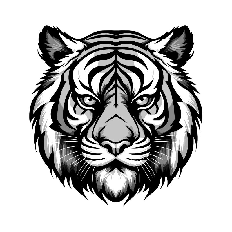 Tiger Tier Kopf