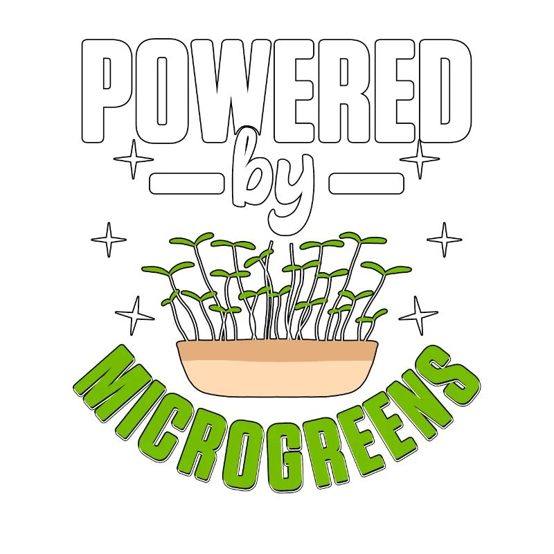 Powered By Microgreens Gardening Microgreen