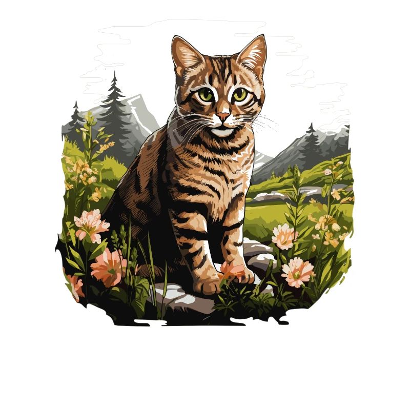 Tabby Kätzchen Tabby Katze