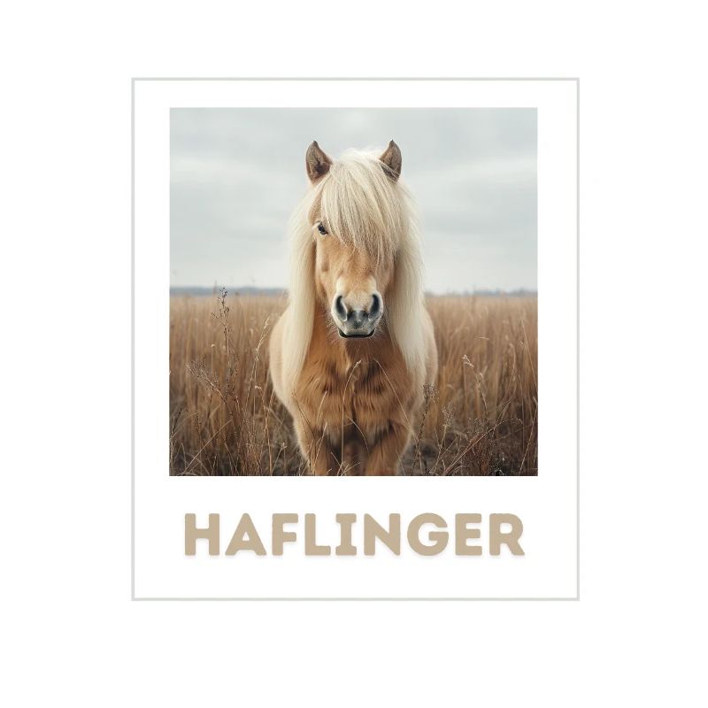 Haflinger Cheval Sucré