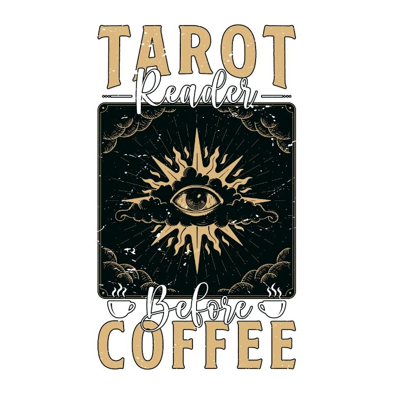 Tarot Reader Before Fortune Telling Coffee Lover