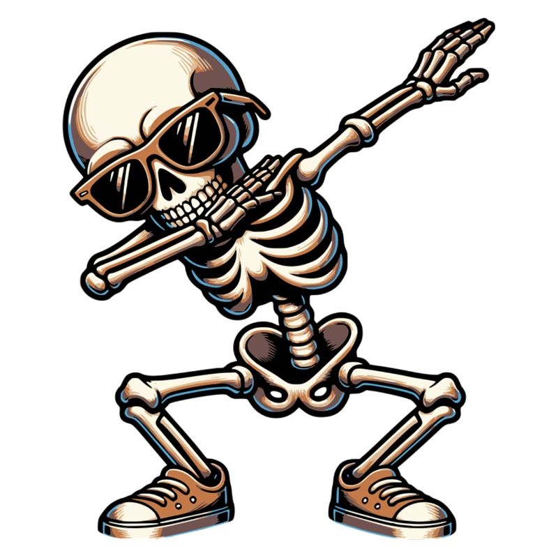 Dabbing Skeleton