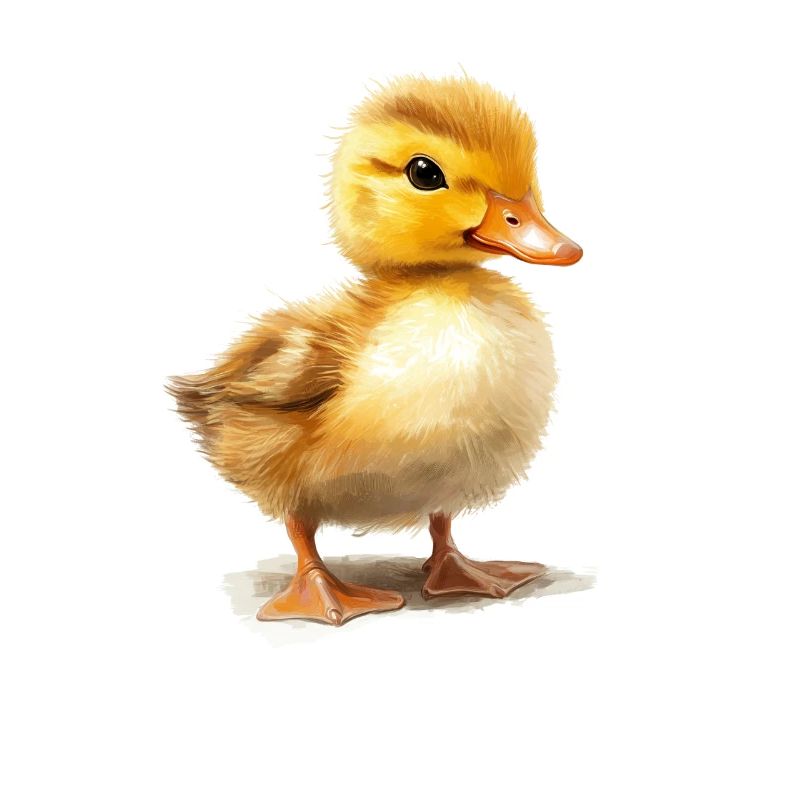 Cute duckling