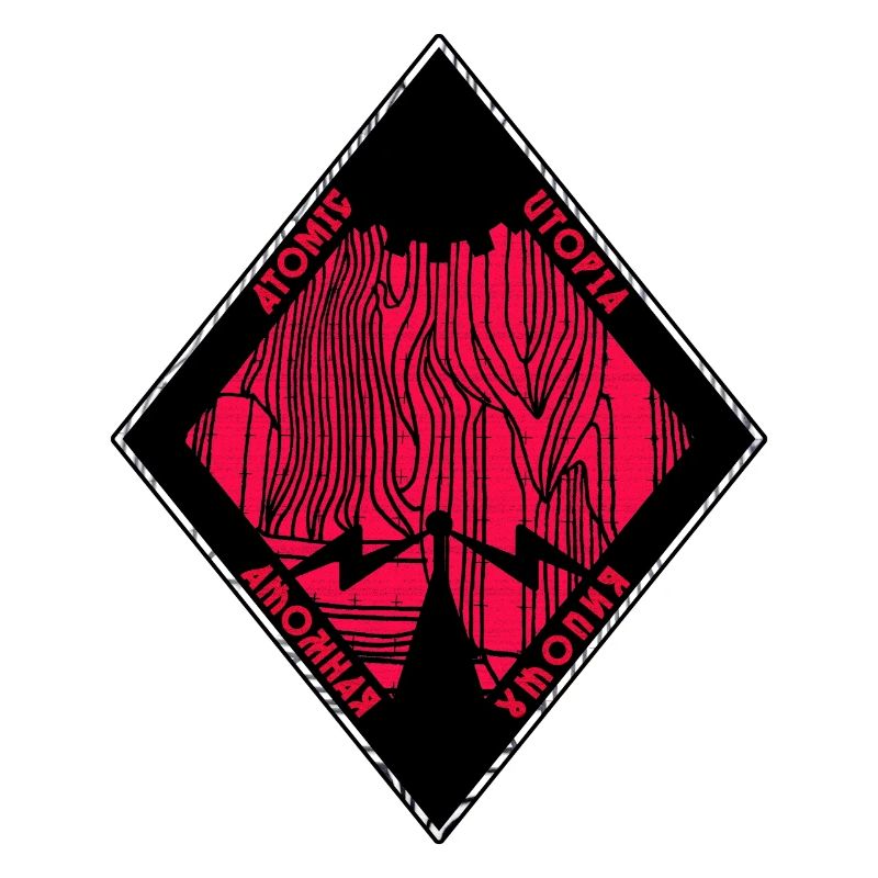 Atomic Utopia - Geometric Fire Rhombus